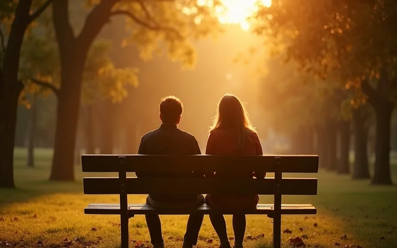 couple resolving conflict through calm communication
