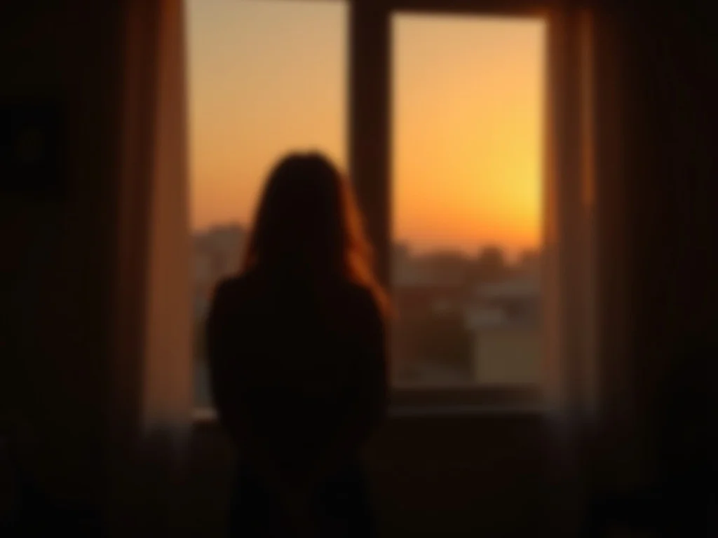 Person in quiet contemplation facing a difficult life decision
